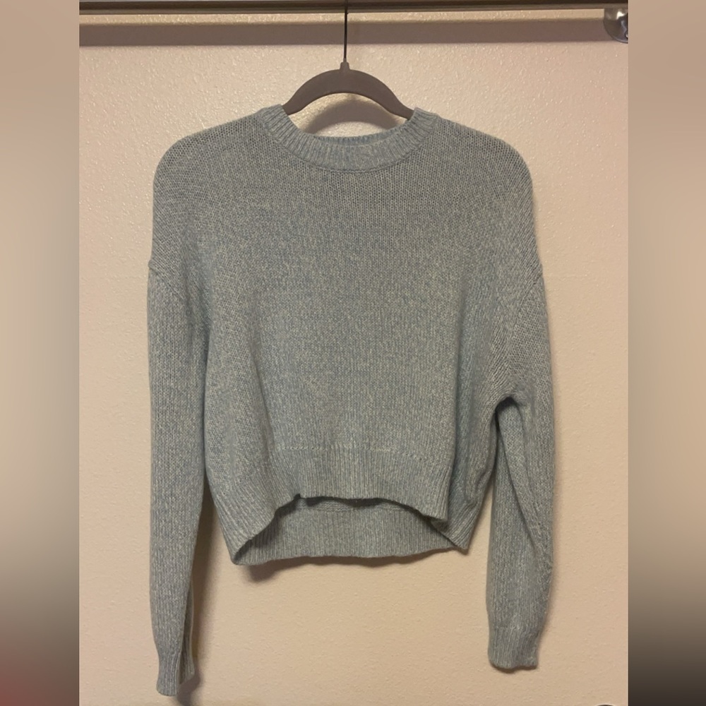 Blue Knit Sweater